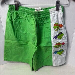 Rare 1990 Mirage Studios Teenage Mutant Ninja Turtles Shorts w/ Character Panel